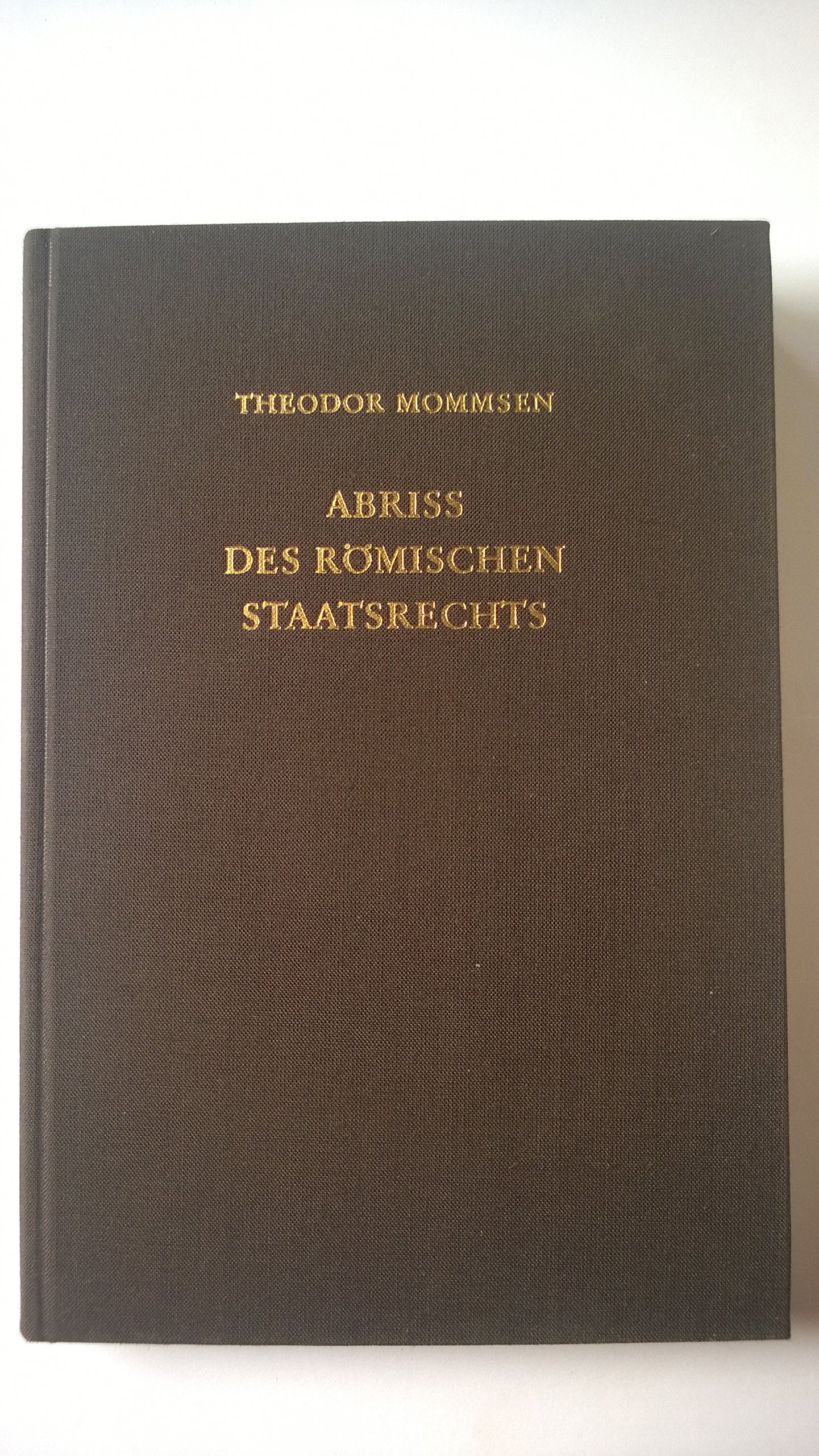 Abriss des römischen Staatsrechts