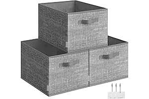 SONGMICS Foldable Storage Baskets for Keeping Home Organized