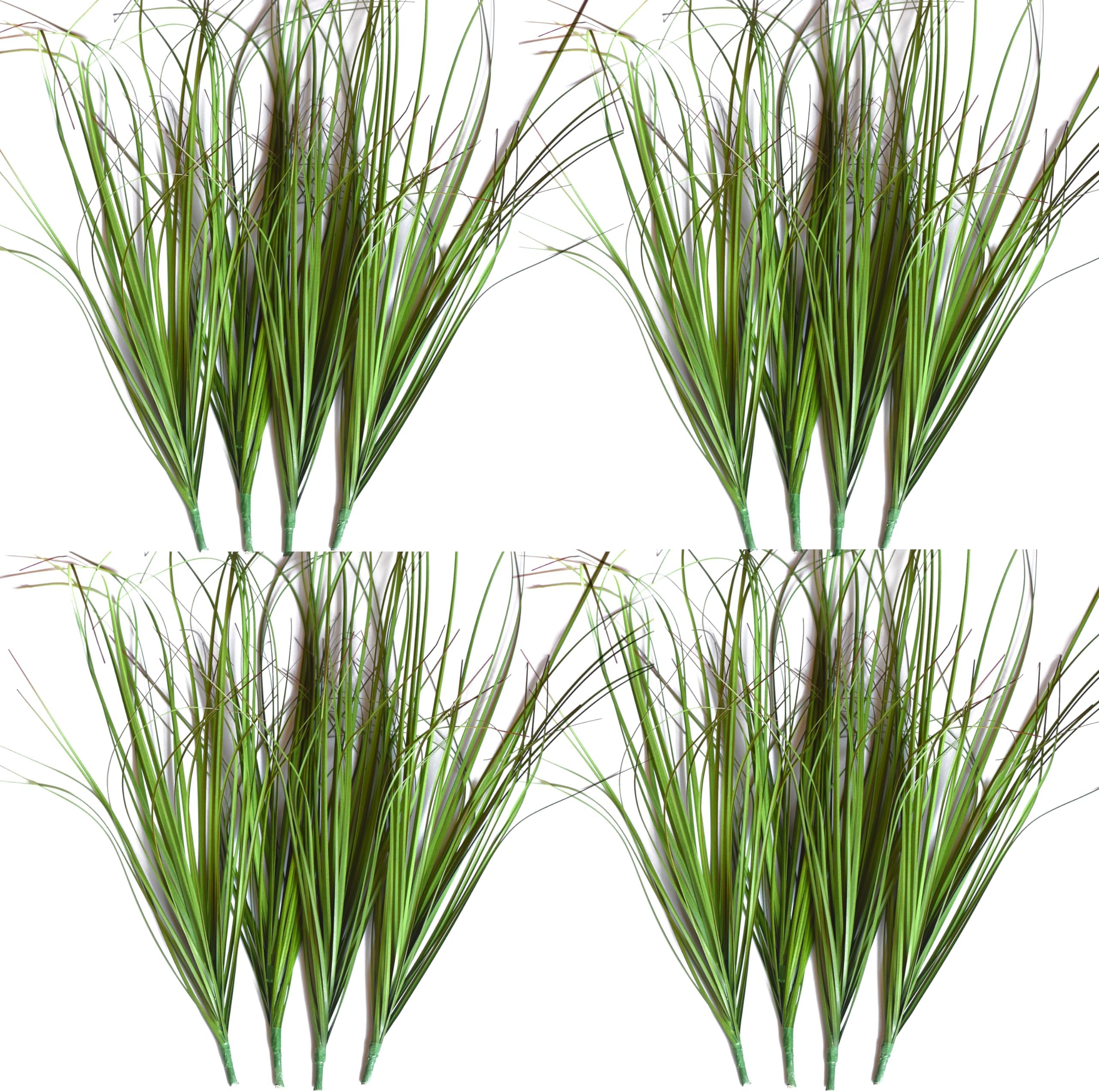 VANTREE 8PCS Artificial Plants,Artificial Shrubs Wheat Grass Greenery,Artificial Greenery Stems Fake Outdoor Plants for Home Decor,Fake Tall Grass Artificial Grass Plant for Outdoor Indoor Decor