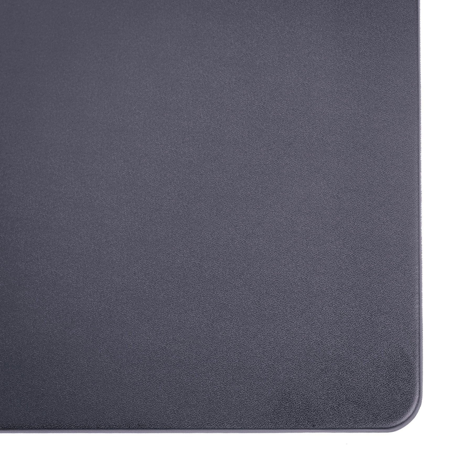 DACASSO Tappetino per tavolo da conferenza in similpelle, di lusso, per scrivania, per scrivere, imbottito, protezione per la superficie della scrivania (grigio, 55,9 x 35,6 cm)