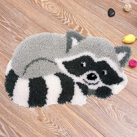 kingsea Latch Hook Kits DIY Crochet Needlework Crafts Color