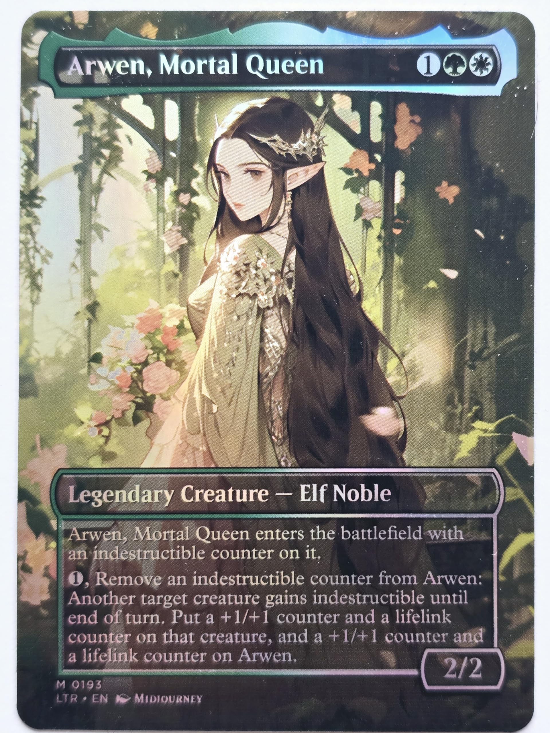 Comic Style Arwen, Mortal Queen #01 Foil - Alternative Custom Art