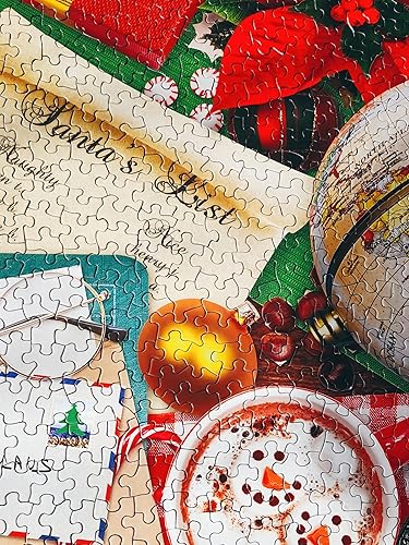 Miniatura 5 de Springbok 's Rompecabezas de 1000 piezas de escritorio de Santa - Fabricado en Estados Unidos