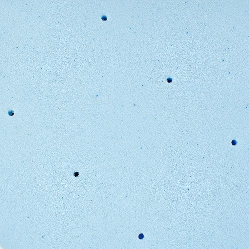 Miniatura 7 de Essentials - Cubrecolchón de espuma viscoelástica de 4 pulgadas, con infusión de gel, diseño ventilado, espuma certificada CertiPUR-US, color azul