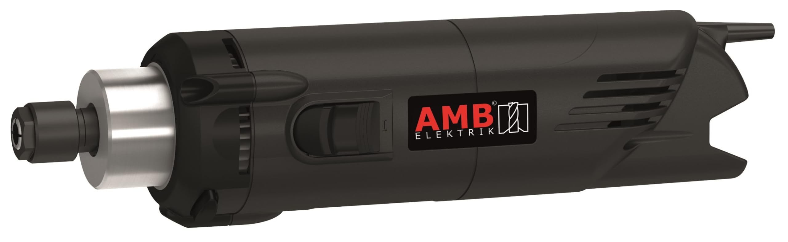 Fräsmotor AMB 1050 FME-1 DI / 1050 W / 3.500-25.000 U/min mit 7,5 mtr. Schnellwechselkabel, 4 mtr. Steuerleitung für Controller, inkl. 1 x 6 mm Spannzange und 1 x Mutter
