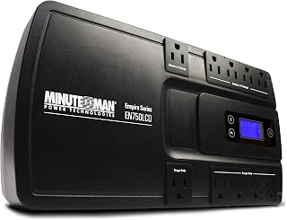 Minuteman UPS 750VA 5-Bat/5-Surge LCD, USB, Coax (90001258)