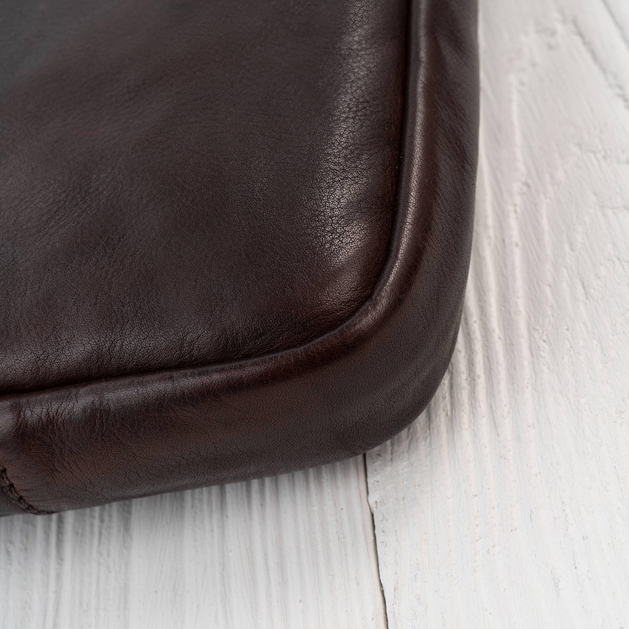 Saszetka męska skórzana brązowa na ramię washed leather SL-03-CSBR