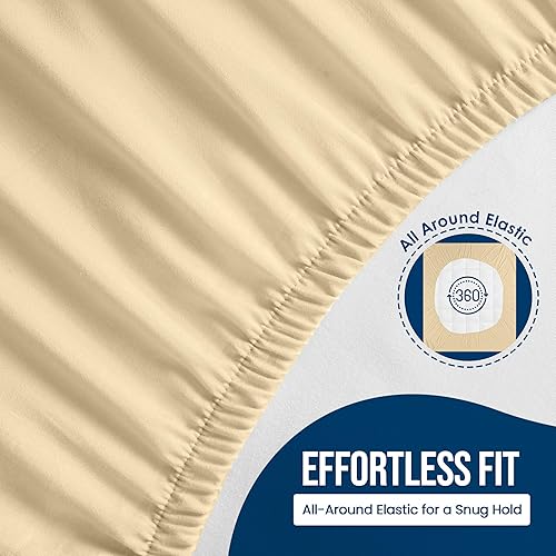 Miniatura 4 de Utopia Bedding Protector de colchón impermeable tamaño matrimonial, funda de colchón de rizo premium de 200 GSM, transpirable, estilo ajustado con