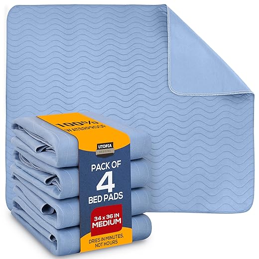 Utopia Bedding Waterproof Incontinence Pads