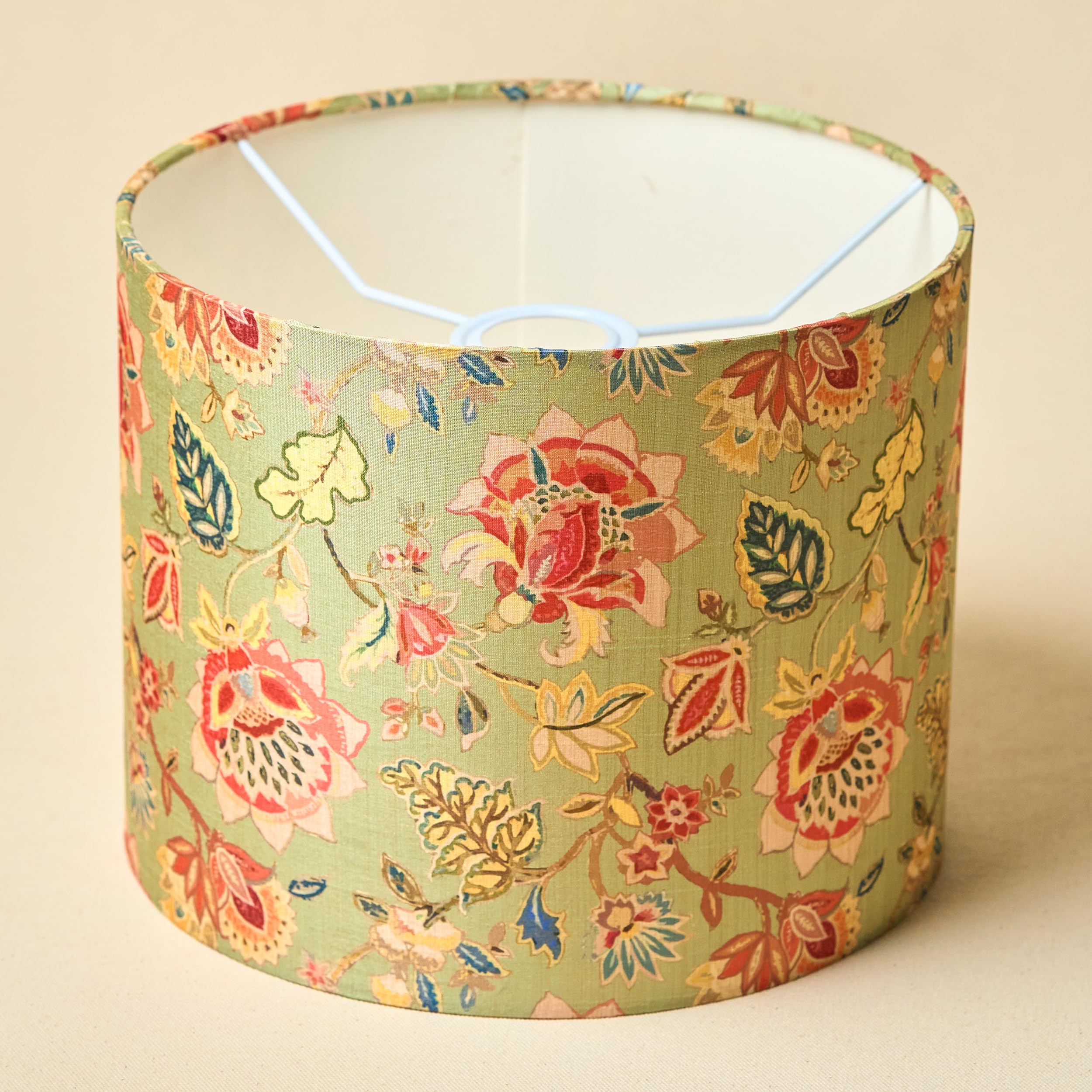 DREAMY WALLS Lamp Shade for Table Lamps, Drum Lampshade for Floor/Chandelier Lamp, 10.5” x 8.5", Fabric, Easy Assembly, Slip UNO Fitter – Persian Flowers Shade-picture-29