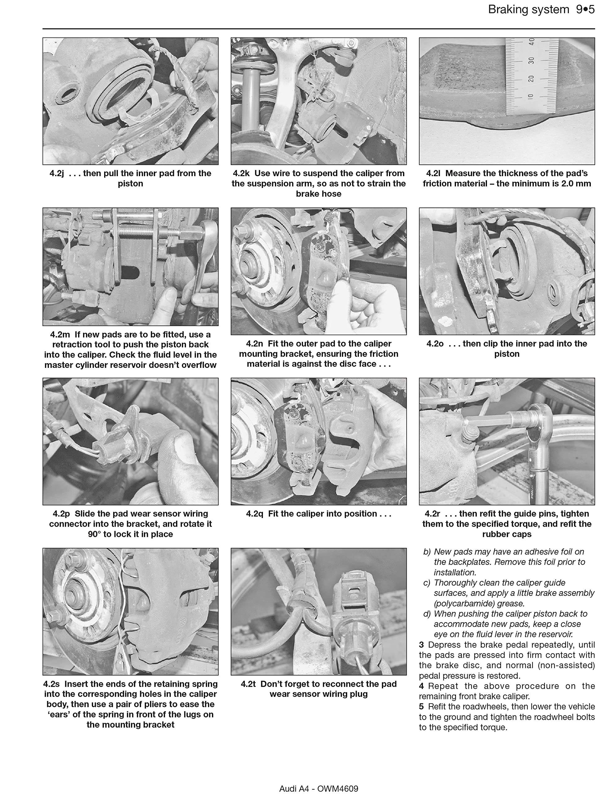 Audi A4 Petrol & Diesel (01 - 04) Haynes Repair Manual