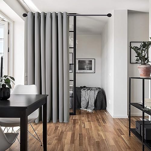 Miniatura 10 de WONTEX Cortinas blackout, división de habitación, para dormitorio y sala de estar, 1 panel