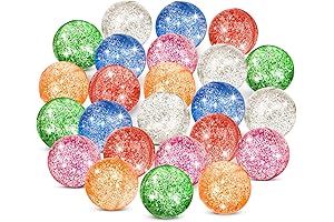 Hxezoc Glitter Bouncy Balls