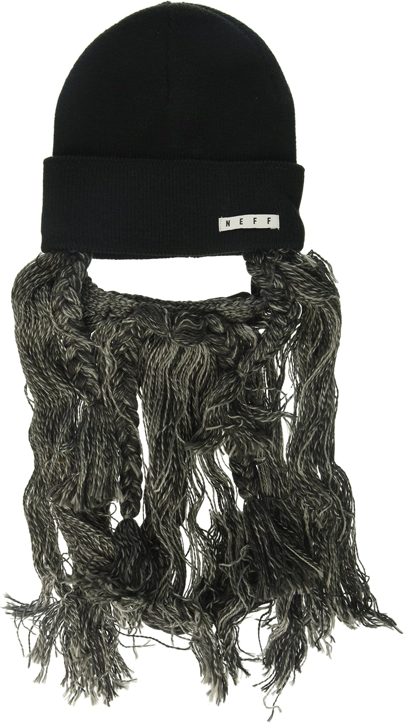 Unisex-Adults Bunyan Beanie, Black/Grey, One Size