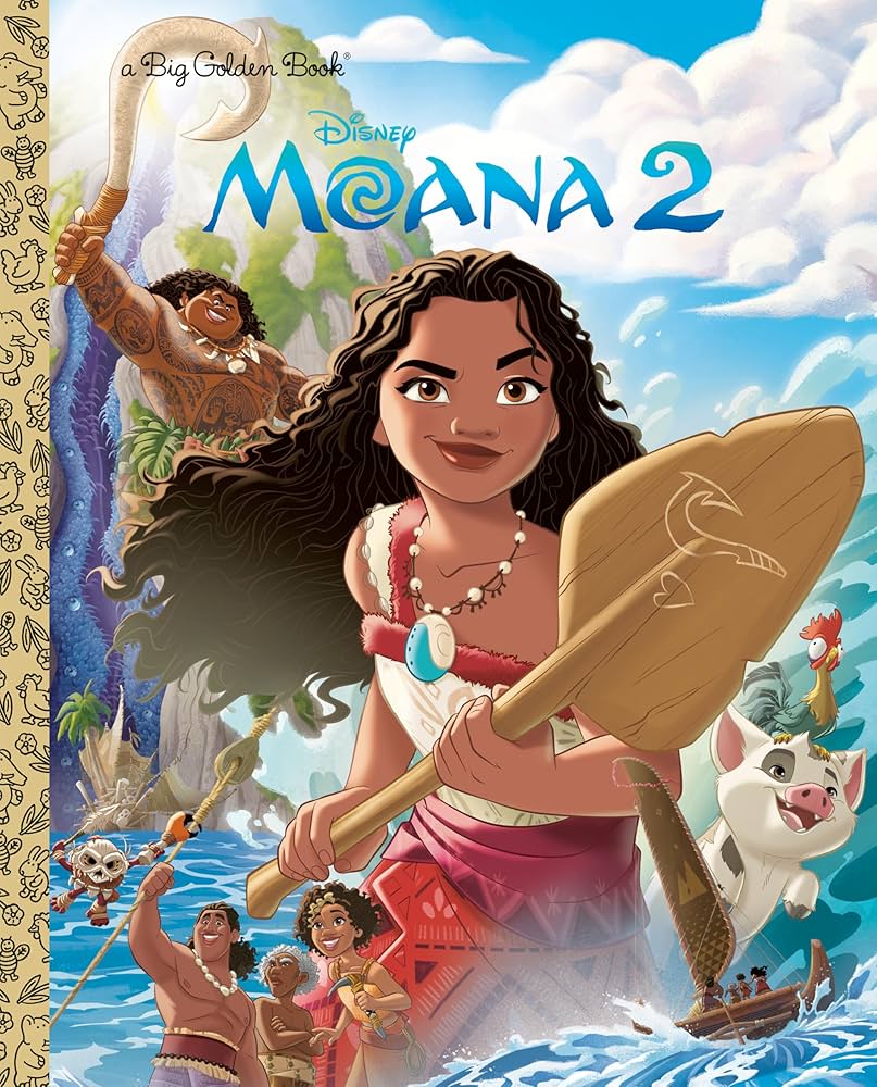 Disney Moana 2 Big Golden Book: Golden Books, Disney