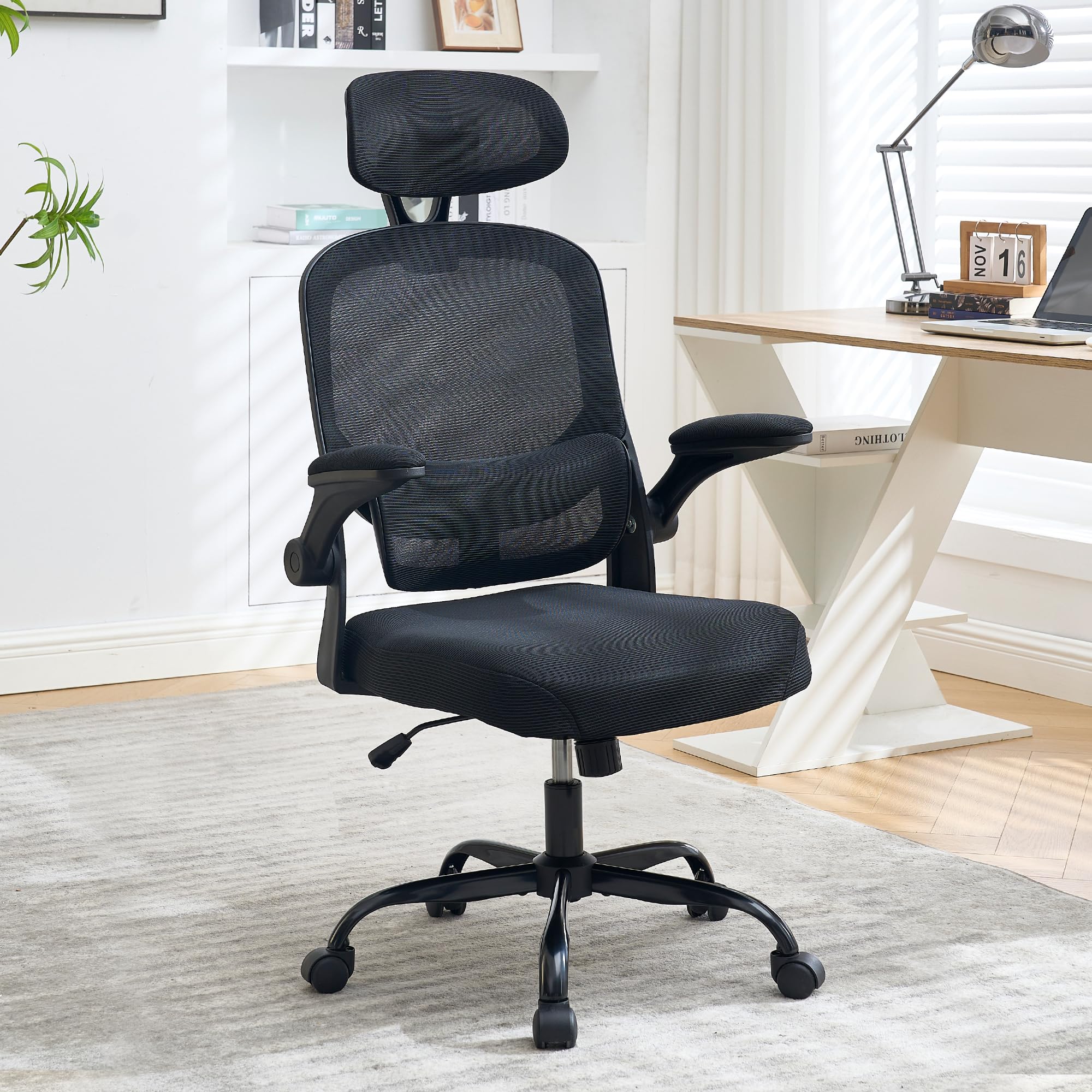 Amazon.co.jp: UPHYB オフィスチェア 椅子 デスクチェア 人間工学