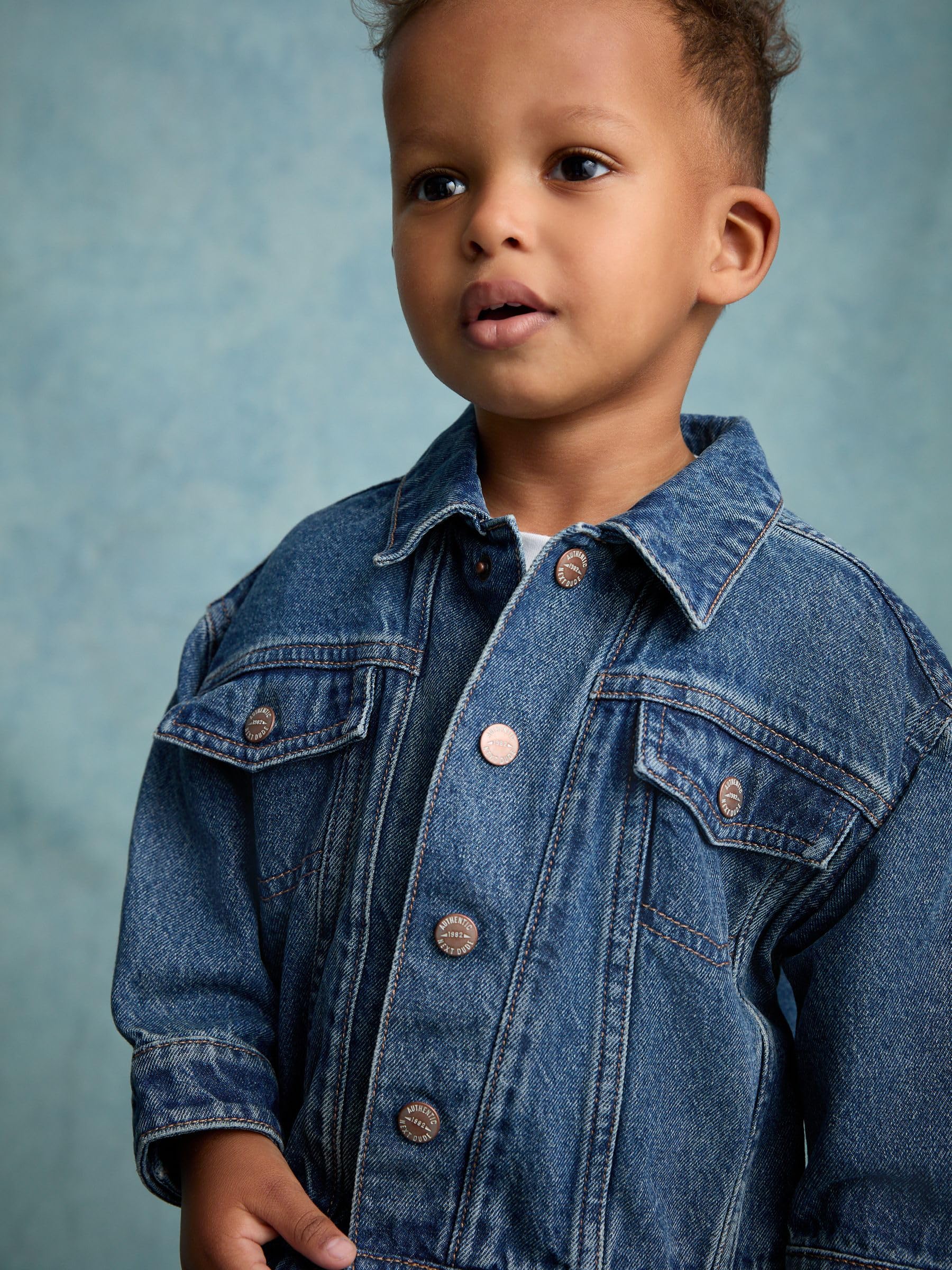 NEXT Niños Chaqueta de denim 100% algodón