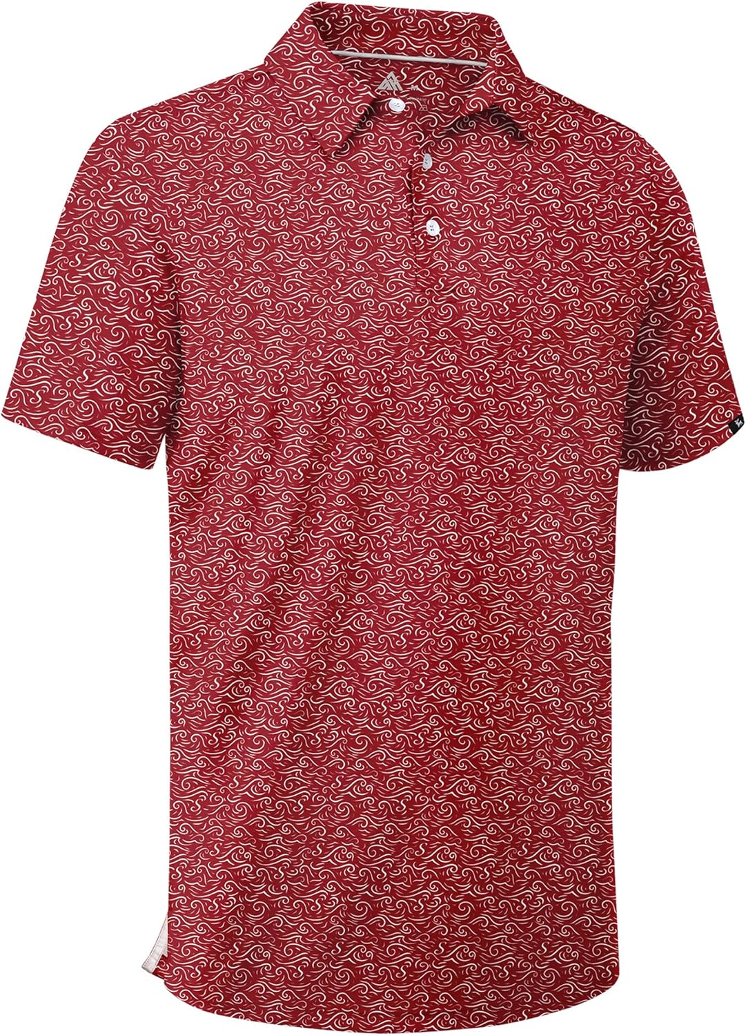 SWISSWELL Men's Moisture Wicking Performance Collared Short Sleeve Golf Shirt