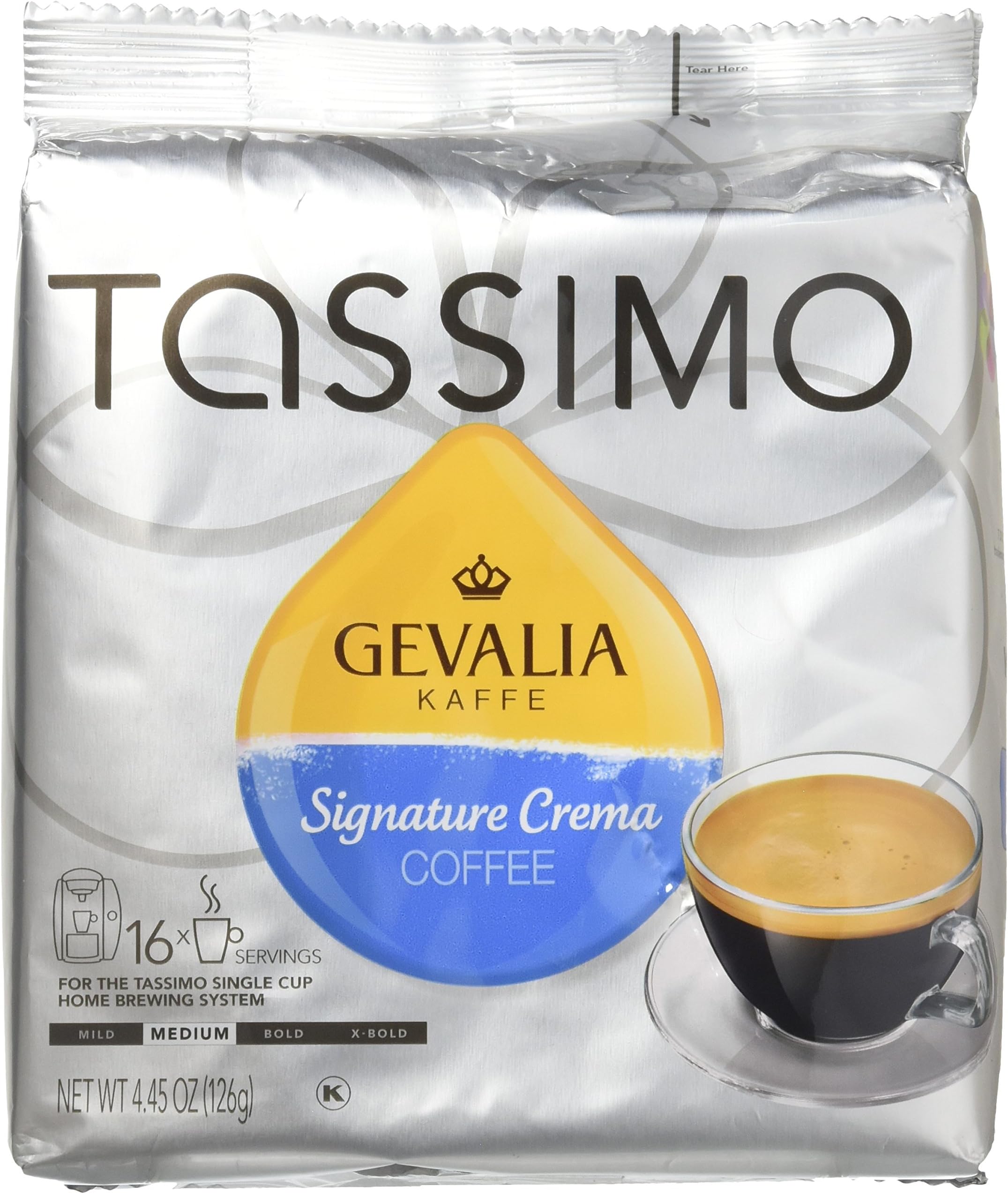 Gevalia Kaffe Signature Crema Coffee T-Discs
