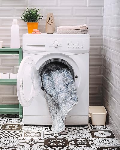 Miniatura 8 de Alfombra lavable a máquina, apta para mascotas y antideslizante, alfombra de interior para cocina, baño, sala de estar, decoración del piso del