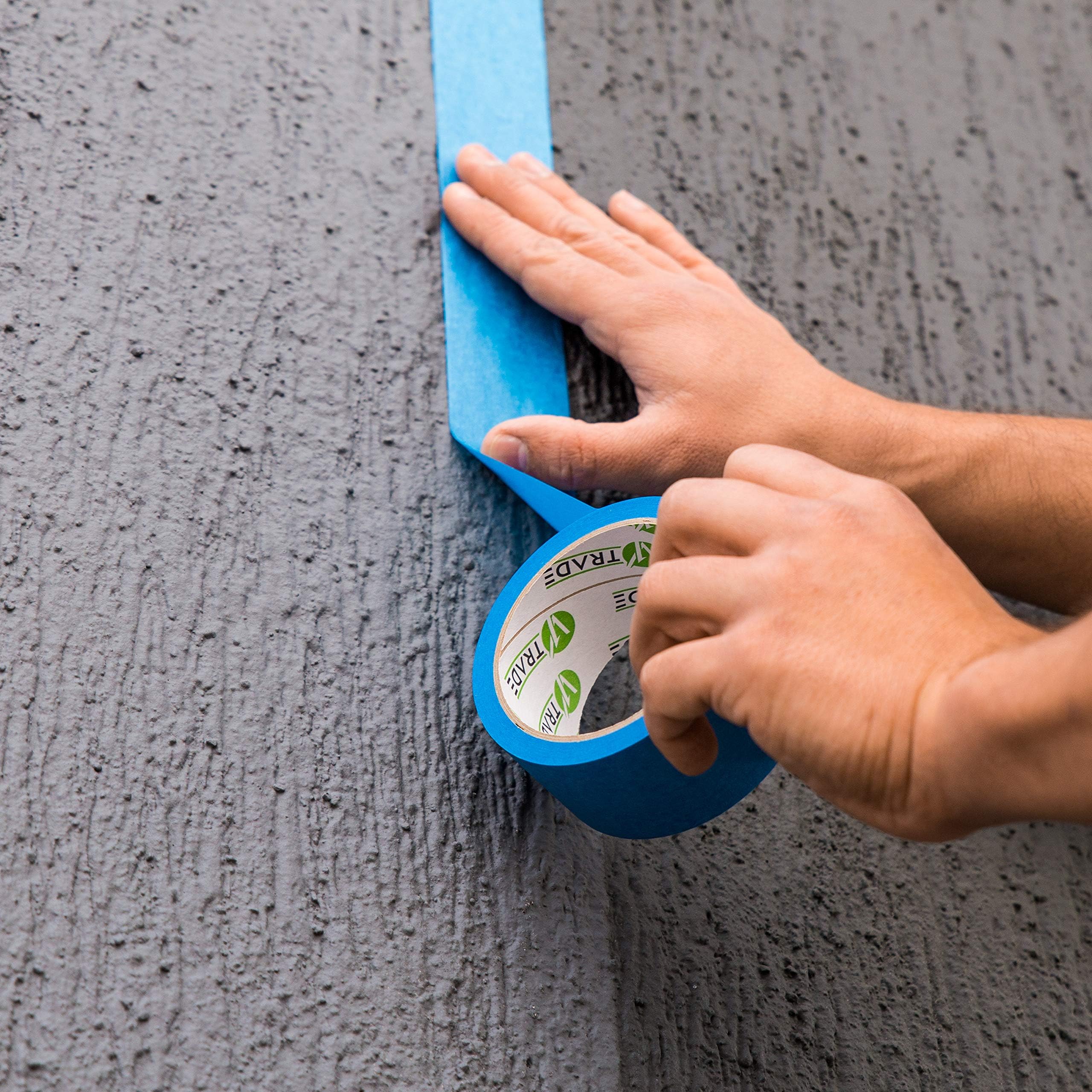V1 Trade - Nastro da pittore - Blue Tape, resistente ai raggi UV, impermeabile, per esterni, blu