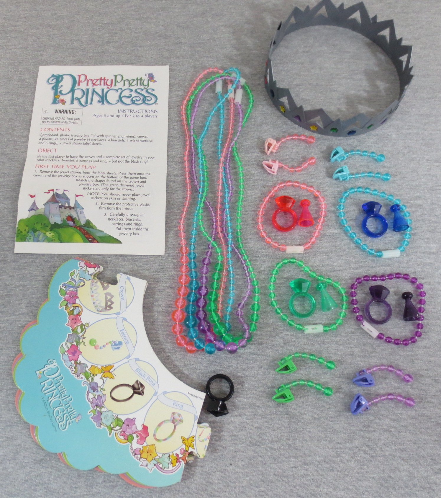 strapless open back dress Pretty Pretty Princess Disney Princess Edition - 2002 - Milton Bradley main image 0