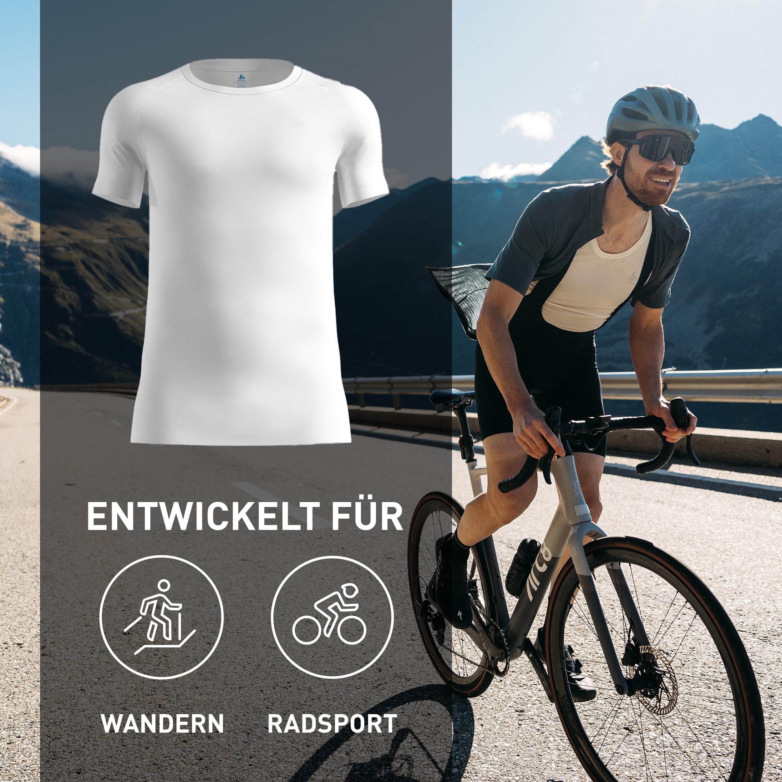 Odlo Herren Unterhemd Kurzarm Active F-Dry Light | Funktionsshirt
