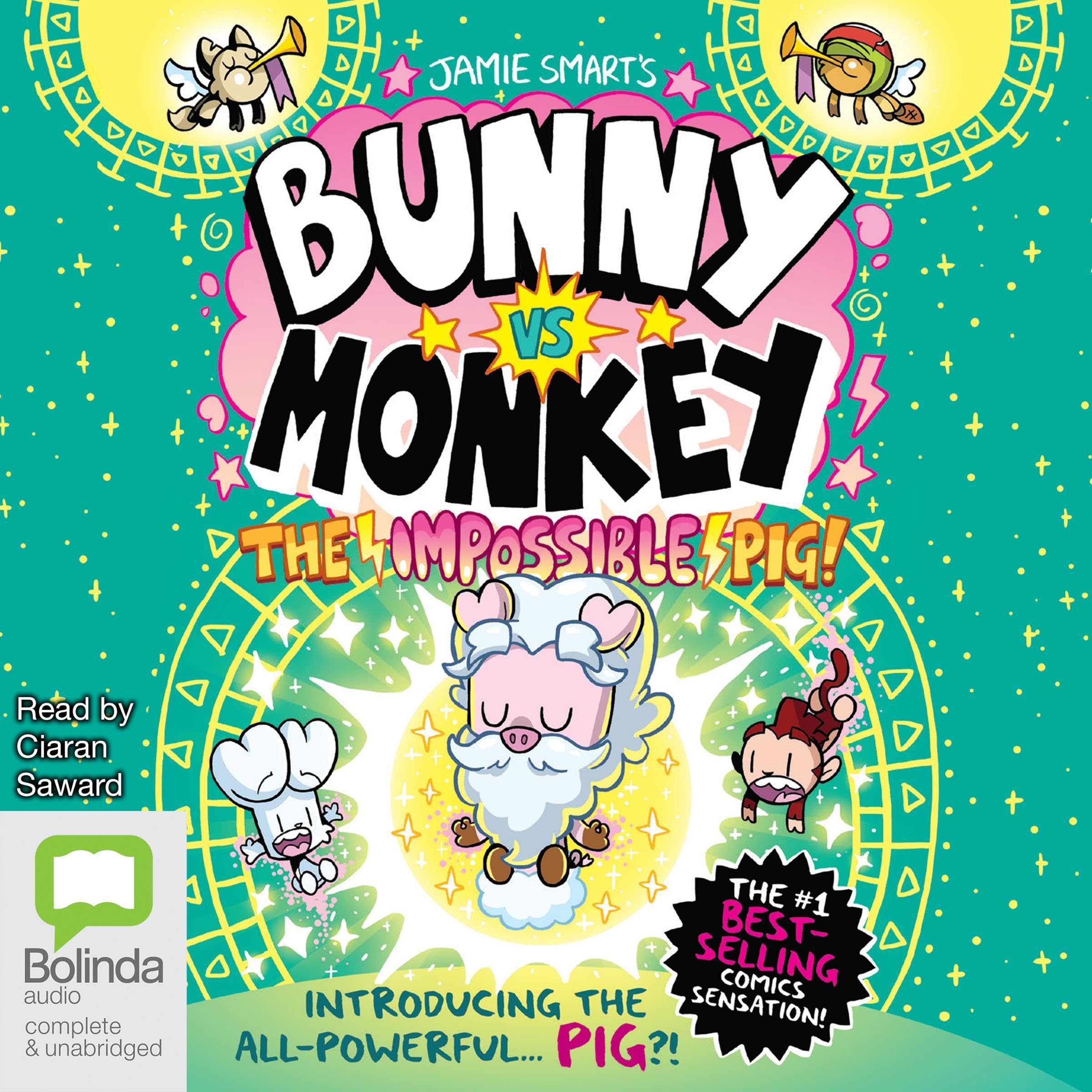 Cover art for Bunny vs Monkey: The Impossible Pig!