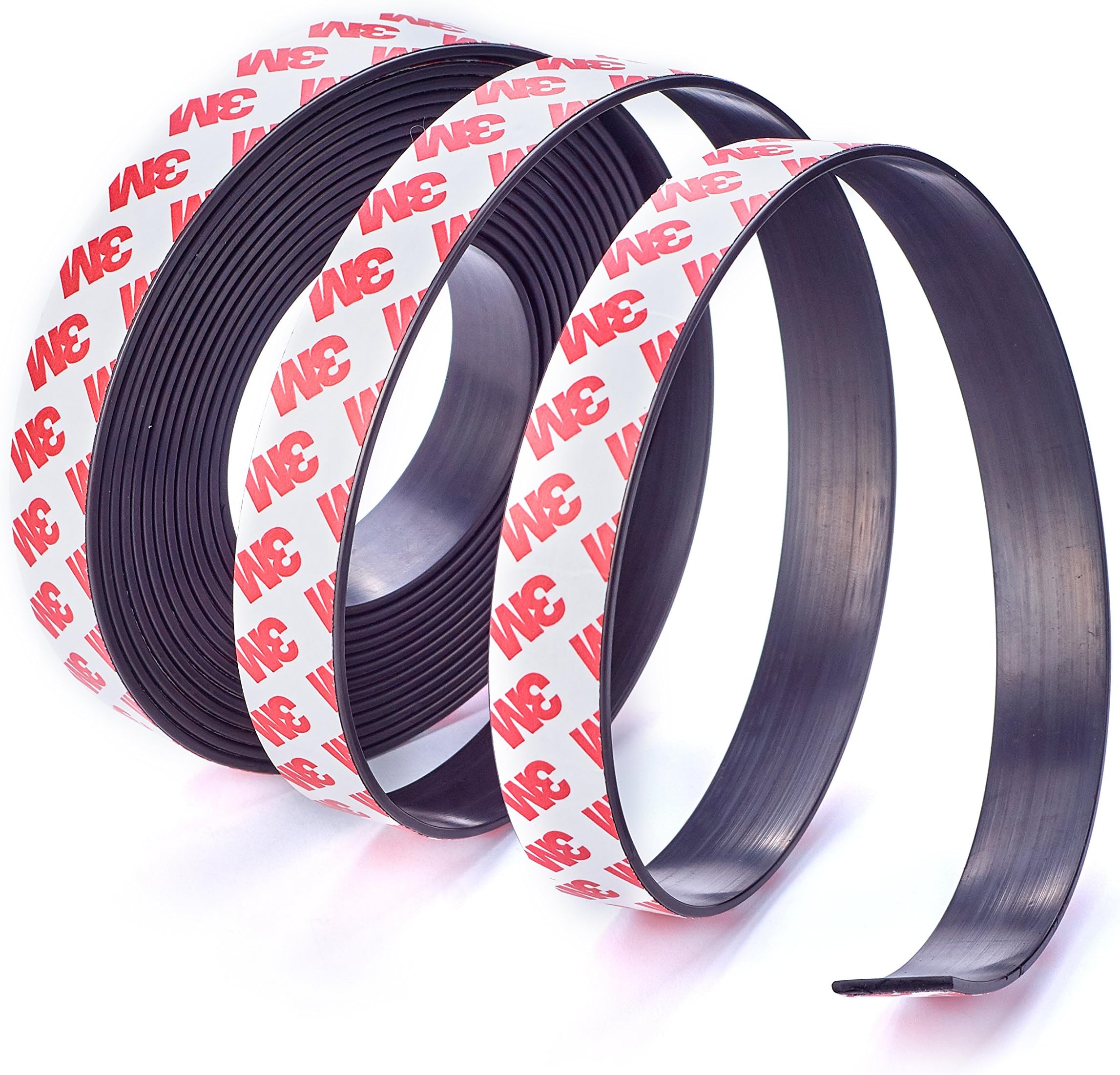 Strong Magnetic Tape Roll – L 5m, W 2cm, H 2mm – 3M Adhesive, Flexible, Trimmable – Strong Magnetic Hold for Light Items – For Organization, Presentations, Crafts & DIY