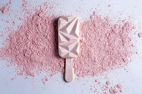 Miniatura 3 de Blacksherbet Purpurina comestible rosa de algodón para bebidas, 0.18 oz  Certificado KOSHER  Bebida con purpurina y polvo para pasteles, fresas,