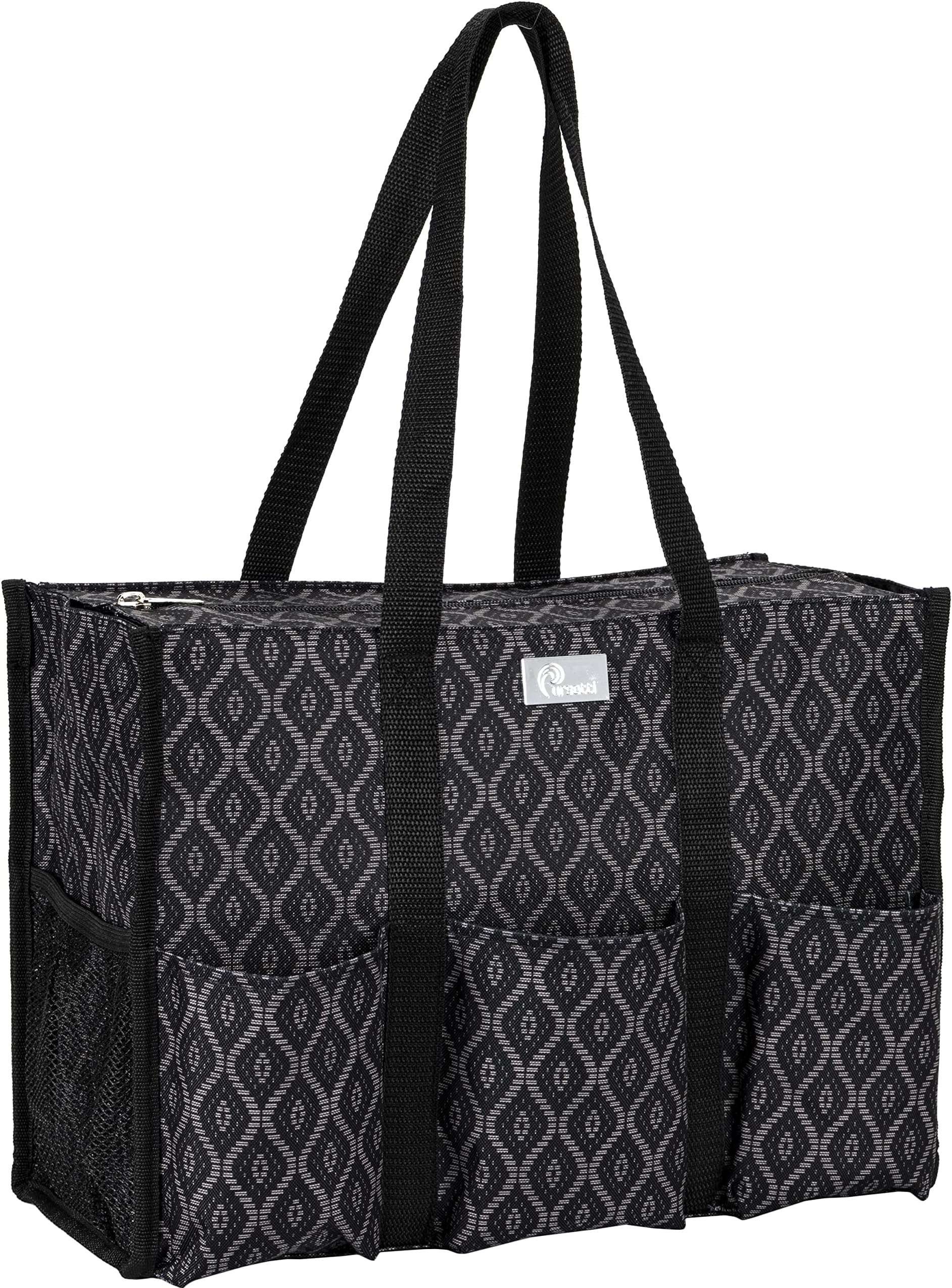Utility Tote with Pockets & Compartments - Perfect Nurse, Teacher & Work Bag