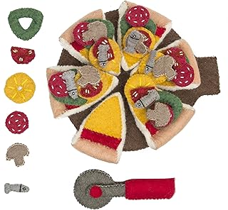 Papoose Toys Pizza Set - 44 Piece Boxed Set