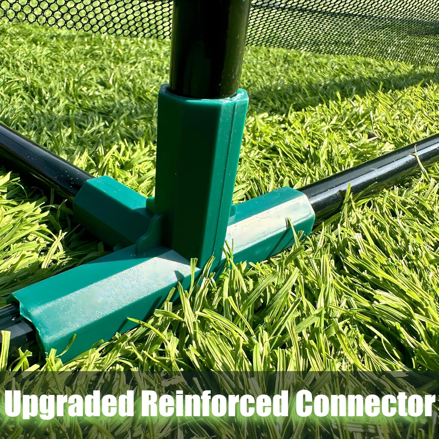 Ezlaino Crop Cages for Garden 10' L x 5' W x 6.5' H, Crop Cage Plant Protection Tent, Durable Two-Strand Woven PE Net with Zippered Door, Powder-Coated Steel Pipe, Crop Cages for Raised Garden Bed