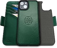 Vista 157 de Dreem Fibonacci - Funda tipo cartera para iPhone 14 Plus Funda desmontable de piel vegana 2 en 1 con soporte integrado, soporte para tarjetas