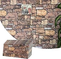 Vista 12 de Dundee Deco Paneles de Pared 3D - Revestimiento Gris Carbón con Aspecto de Piedra, Paneles de Pared con Revestimiento de Espuma de Poliestireno