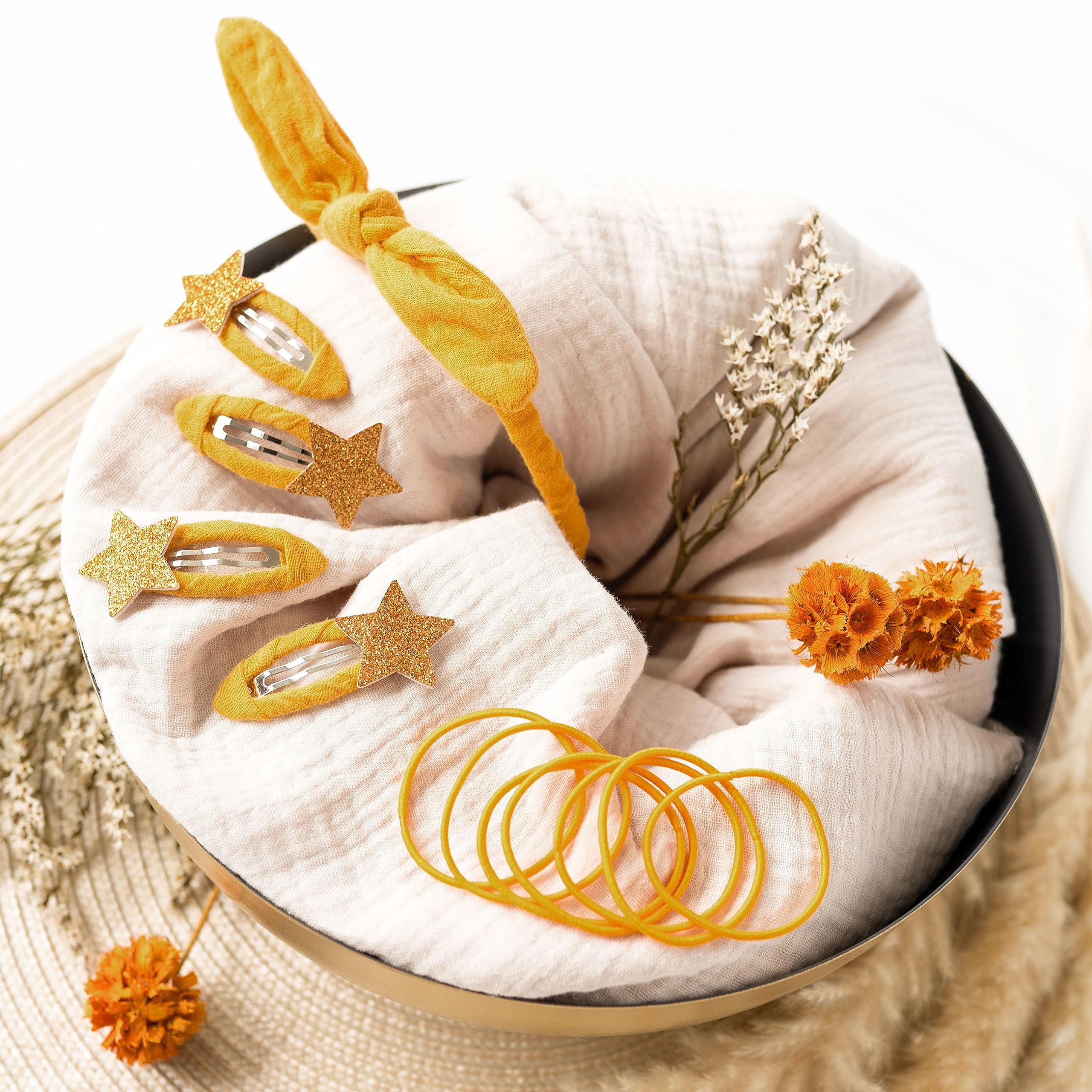 Papierdrachen Special Hair Accessories Set including Headband, Glitter Hair Clips - Image 4