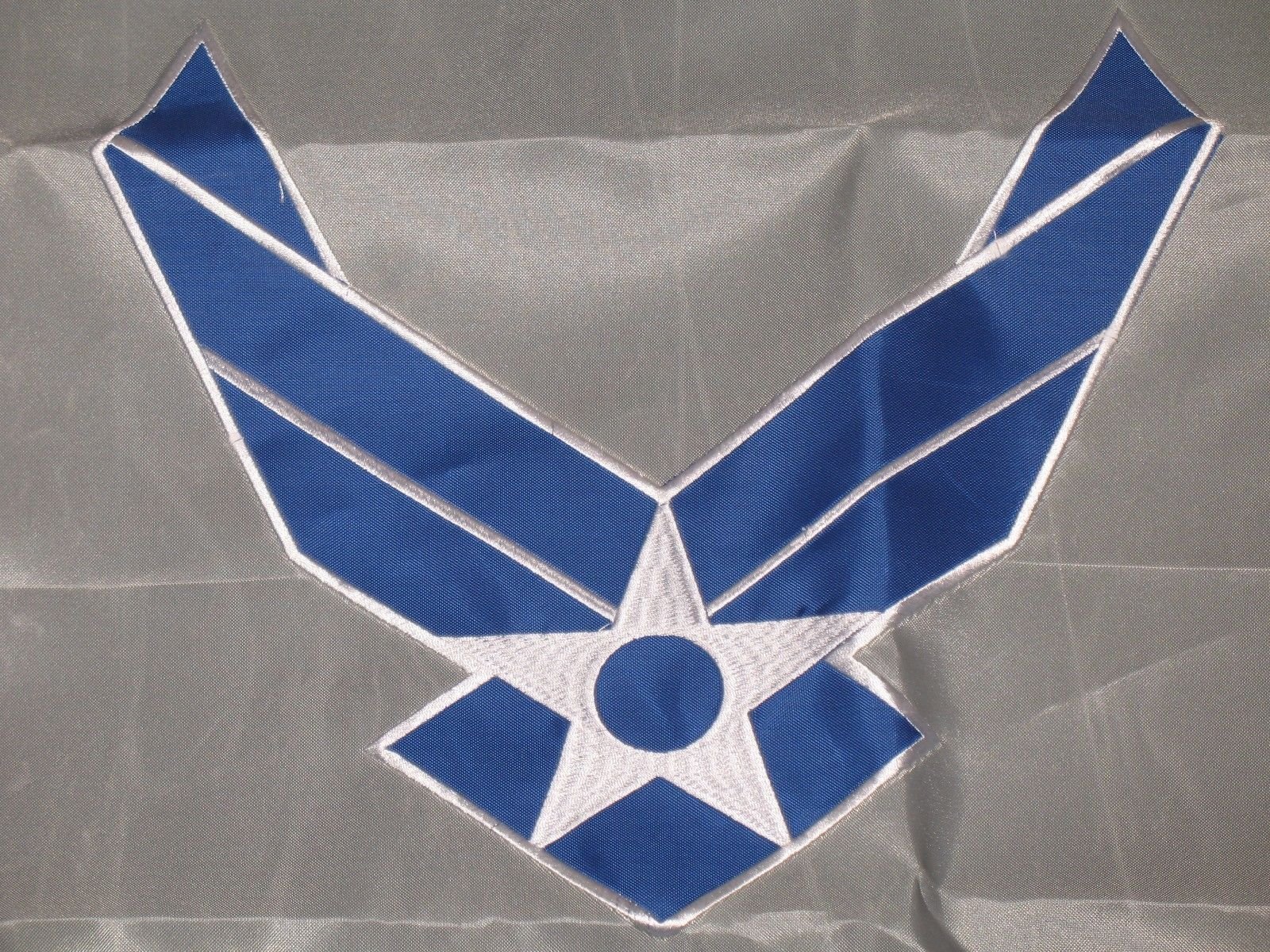 usep 2x3 Embroidered Sewn Double Sided U.S. Air Force Wings Solarmax Nylon Flag 2'x3'