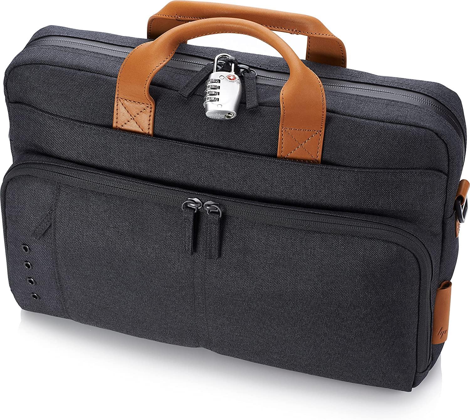 HP Envy Urban Borsa Tracolla per Notebook fino a 15.6", Vano Imbottito, Tasca Ottimale per Bloccare i Lettori RFID, Tessuti e Cerniere Resistenti, Tessuto Impermeabile, Grigio Antracite