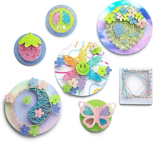 Miniatura 3 de Craft-Tastic - Arte de cuerda de collage de pared, kit de manualidades personalizado para decoración de habitación, impresiones decorativas, cinta