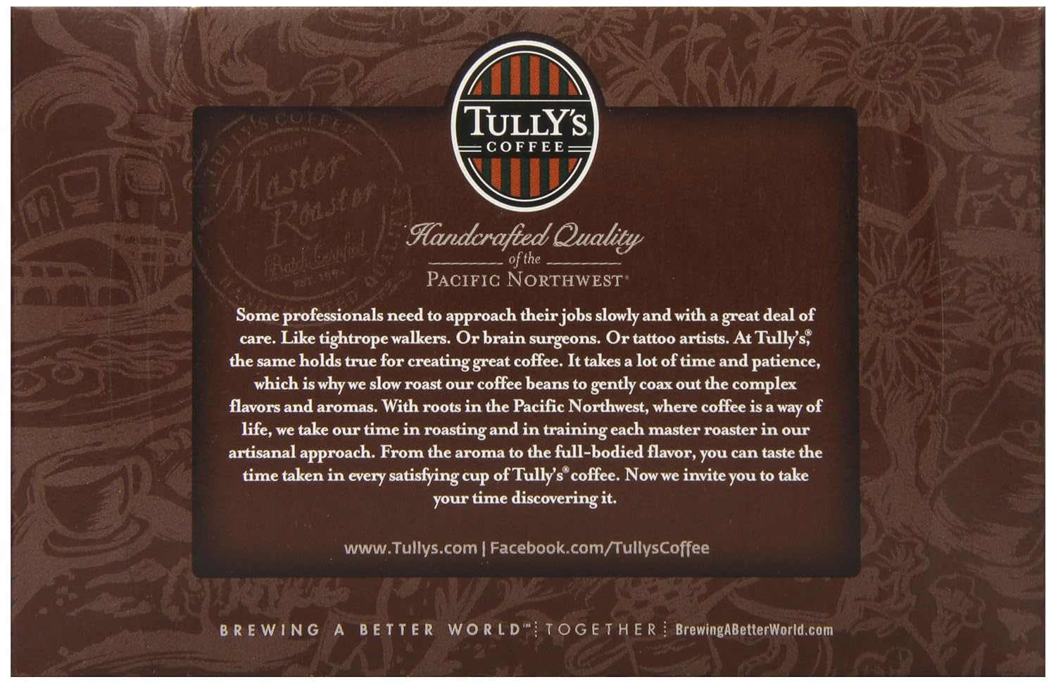 Tully's Coffee Breakfast Blend, Keurig K-Cups, 72 Count