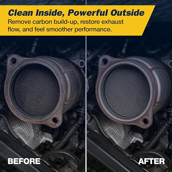 MANNOL Catalytic Converter Cleaner, MN9201, Professional Catalytic System Cleaner for All Gasoline Engines, Cleans Valves, Piston Rings, Exhaust System, and Fuel Injectors Without Disassembly