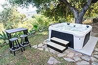 Vista 6 de Leisure Accents Escalón de lujo, para spa., 36 pulgadas, Gris/Beige