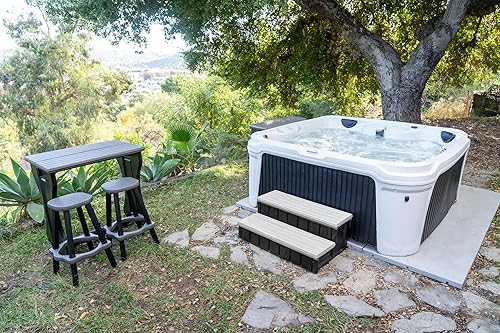 Miniatura 7 de Leisure Accents Escalón de lujo, para spa., 36 pulgadas, GrisBeige