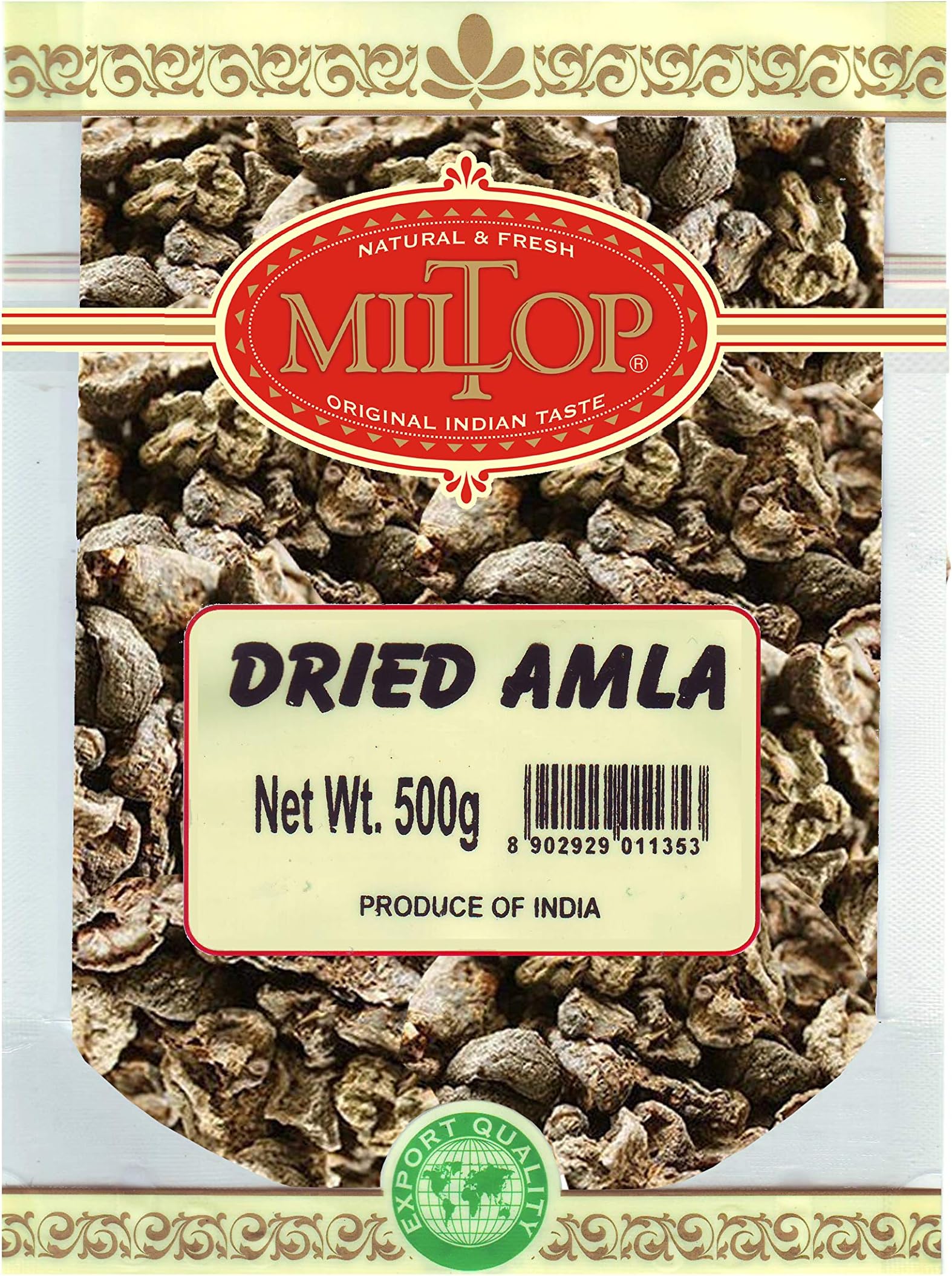 MILTOP Mltop Natural Dried Amla Sukha Amla for eating, 500g