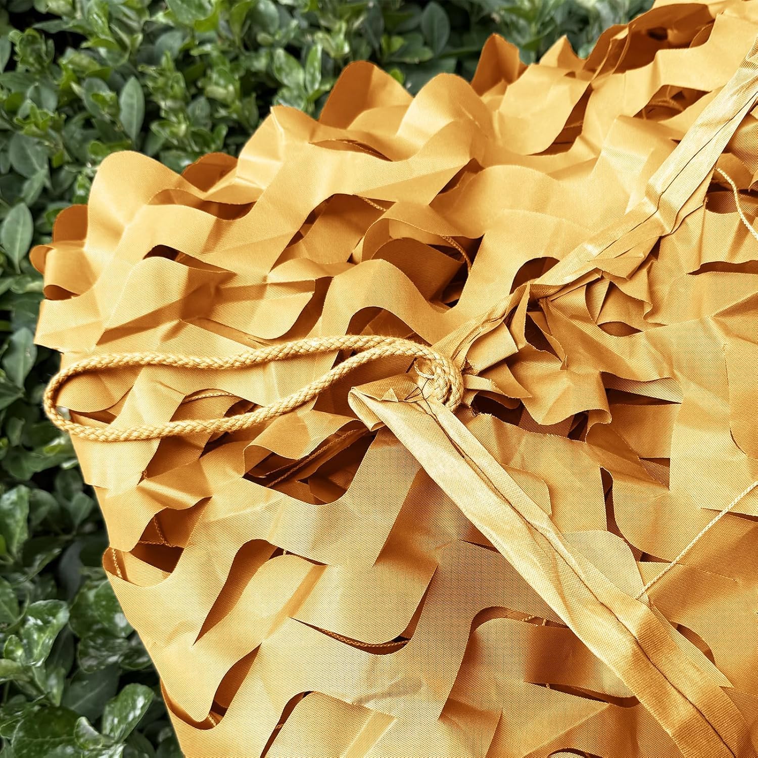 Tarnnetz Camouflage Net 4x5m Tarnnetz Beige Gartenmarkisen Verstärkte Militärmarkise Caravan for Gewächshauspflanze Pergola Feuerfeste Zelte
