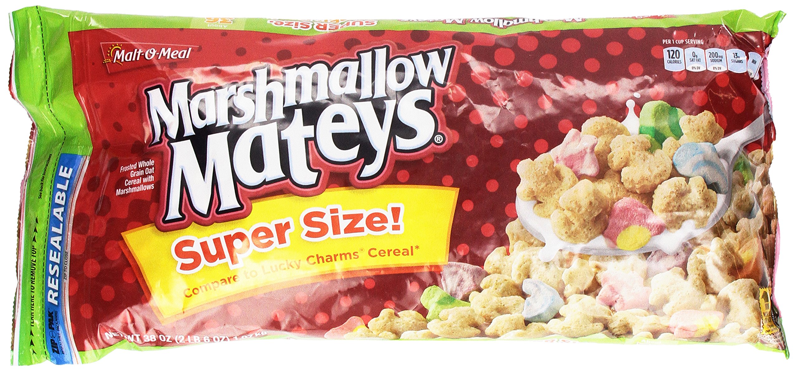 Malt-O-Meal Marshmallow Mateys, 38 oz