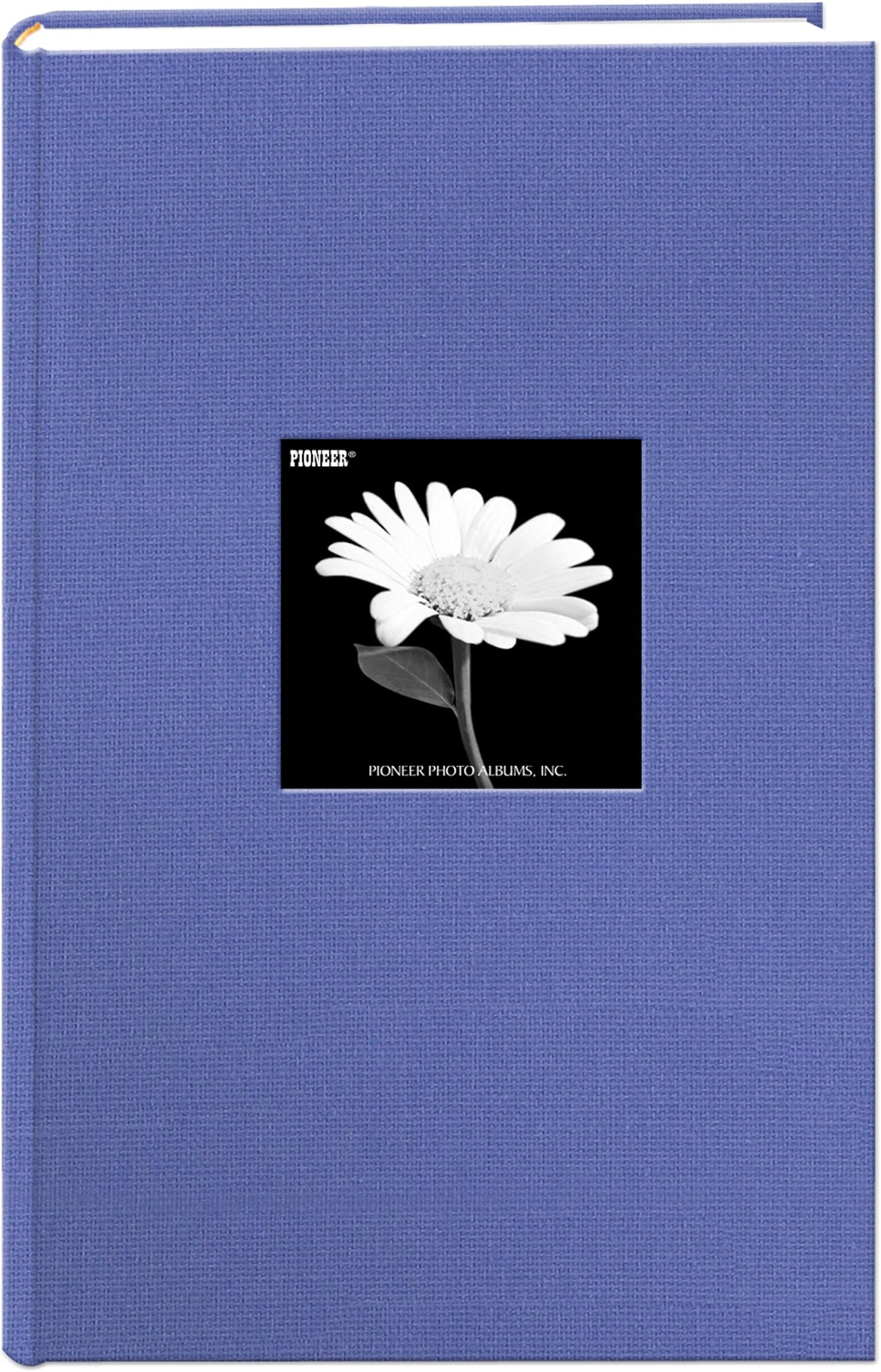 Fabric Frame Cover Photo Album 300 Pockets Hold 4x6 Photos, Sky Blue