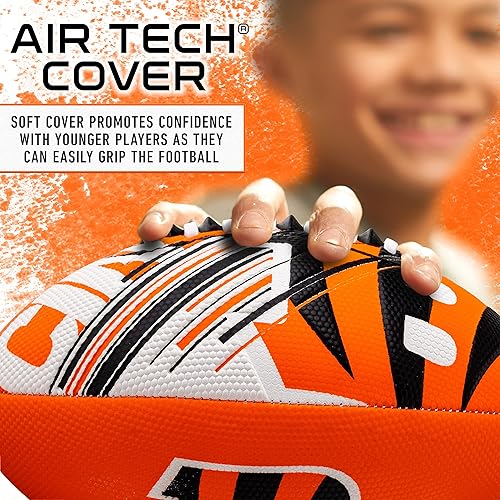 Vista 44 de Franklin Sports - Balones de fútbol americano juveniles de todos los equipos de la NFL, juego de balón infantil pequeño de 8.5 pulgadas + inflador