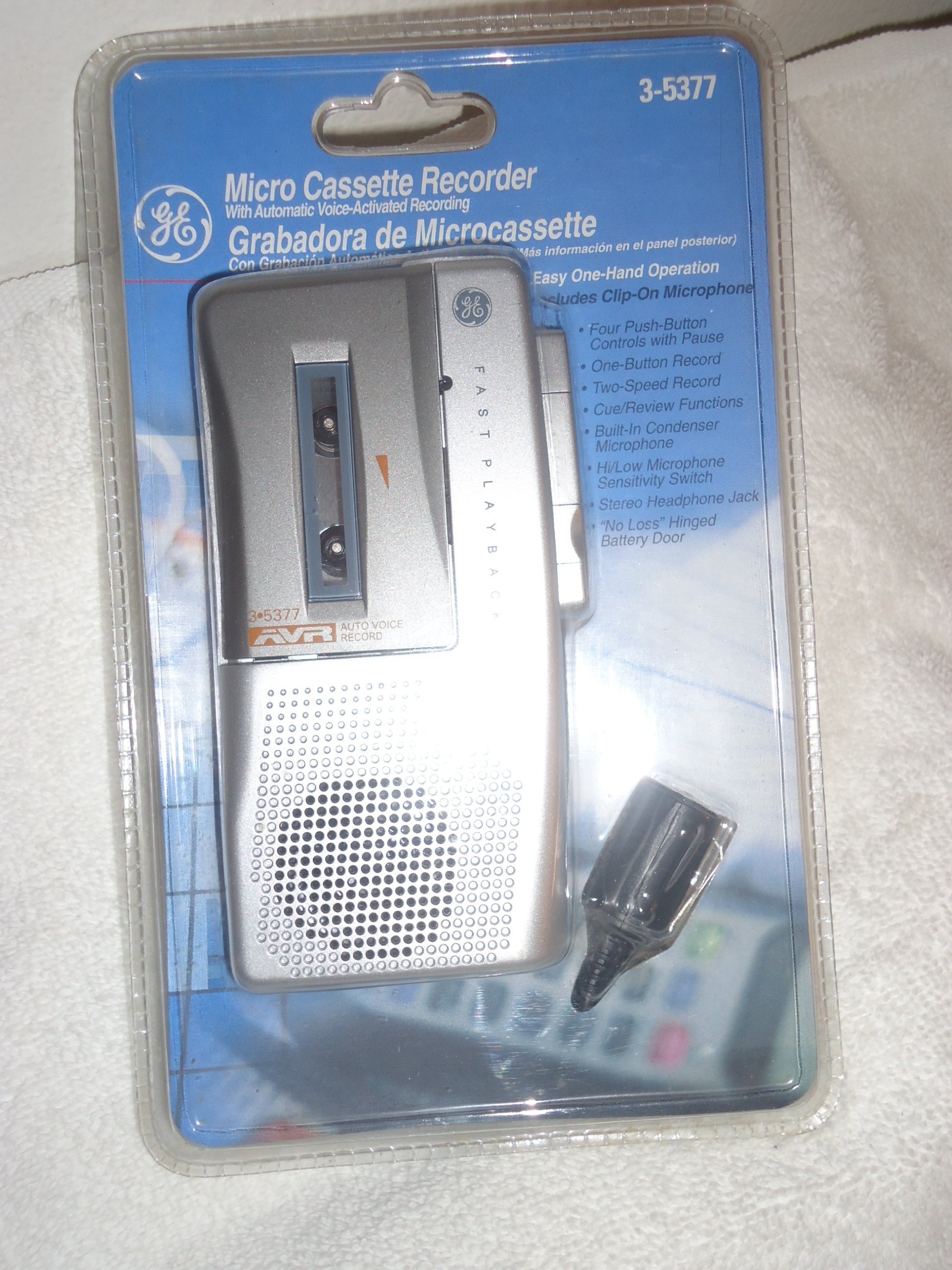 GE 35373 Microcassette Recorder