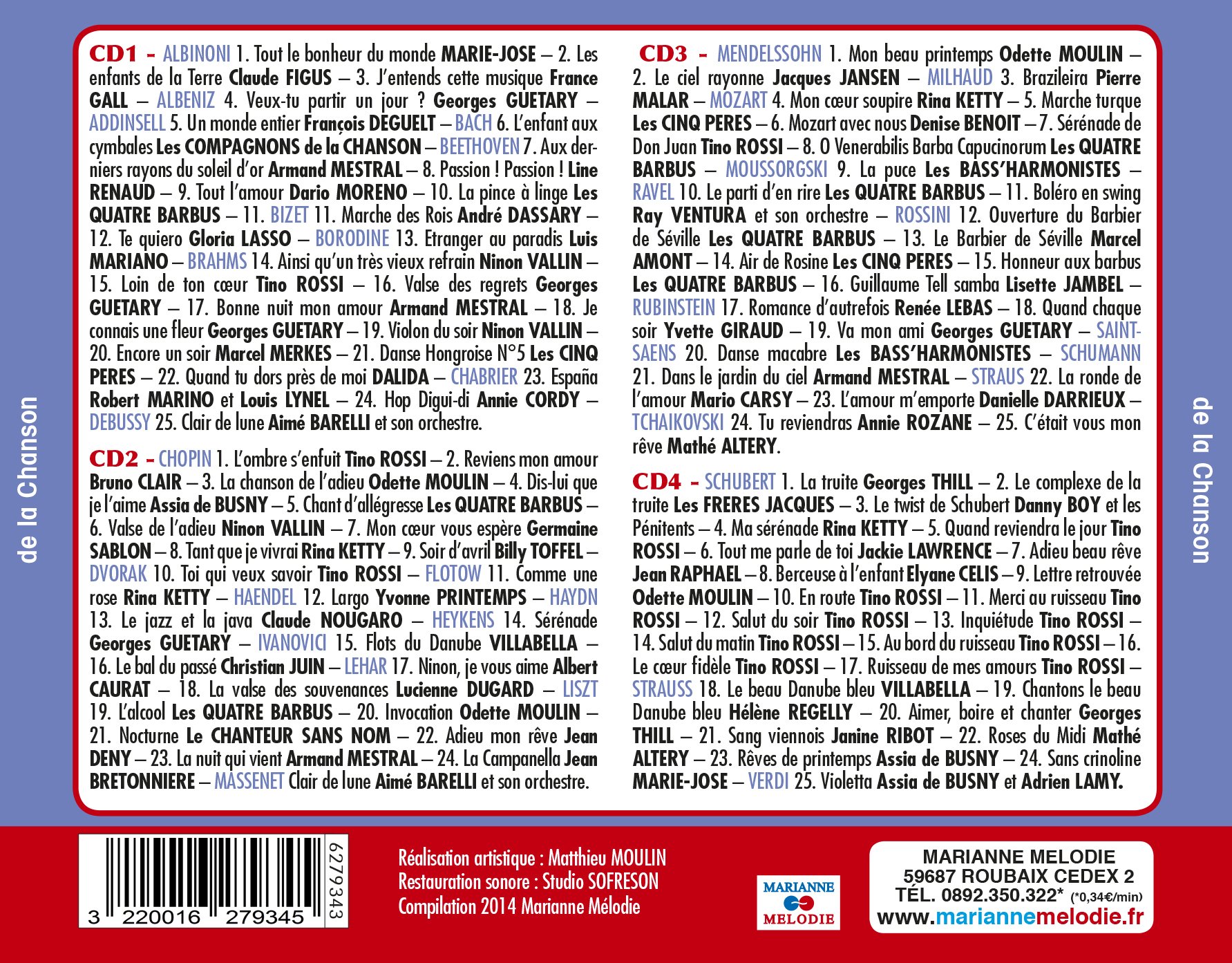 Les Grands Classiques de la chanson